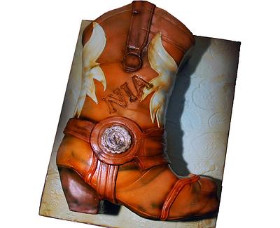 Nia's Cowboy Boot - Cake by Danielle Lainton