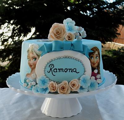Elsa & Anna - Cake by Torturi de poveste