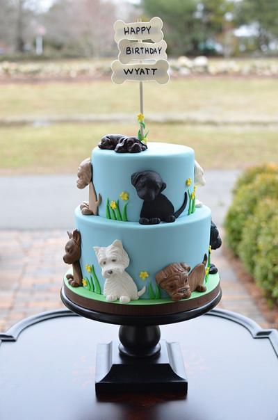 That's a lot of puppies! - Cake by Elisabeth Palatiello