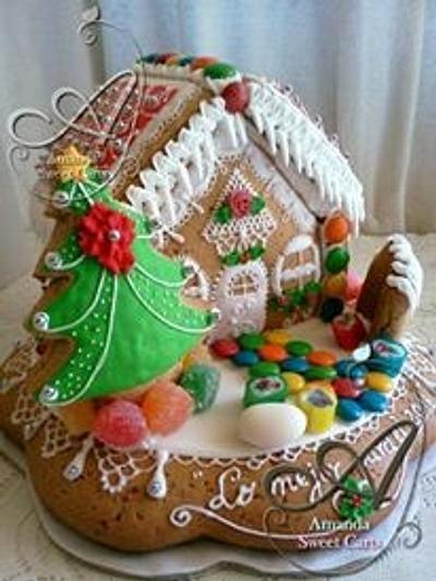 gingerbread house - Cake by amandasweetChile