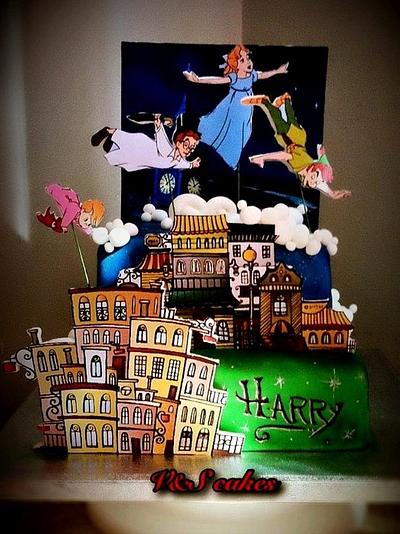 Flying over London - Cake by V&S cakes