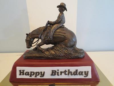 Equestrian trophy cake - Cake by SweetMamaMilano