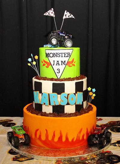 Karson's 3rd - Cake by SweetdesignsbyJesica