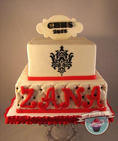 Zana's Graduation - Cake by Heather Nicole Chitty