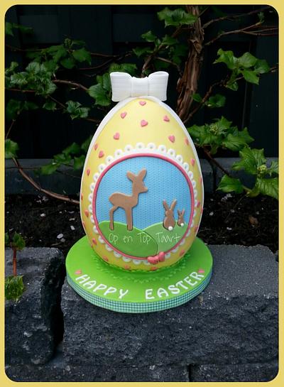 Easter Egg Cake - Cake by Op en Top Taart