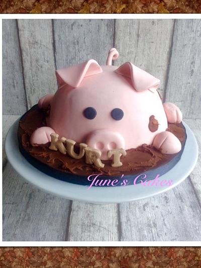 Piglet cake - Cake by June Verborgstads
