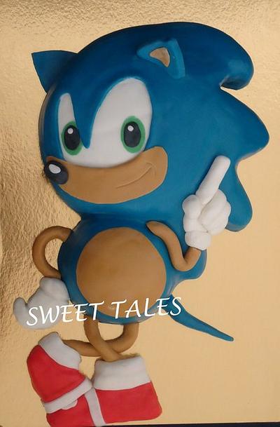 Sonic cake - Cake by SweetTales