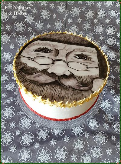 Mr. Santa  - Cake by Effi's Cakes & Bakes 