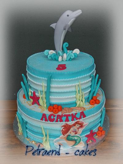 Dolphin - Cake by Petraend