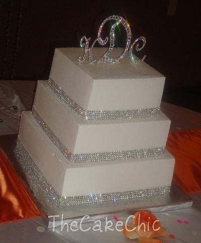 Bling Wedding Cake - Cake by Misty