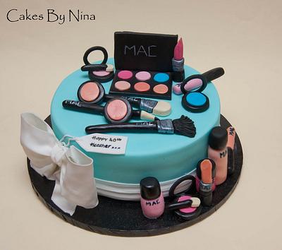 Its all about the Makeup - Cake by Cakes by Nina Camberley