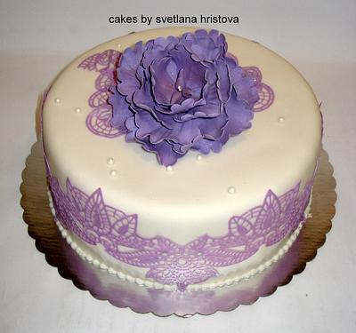 Purple cake 2 - Cake by Svetlana Hristova