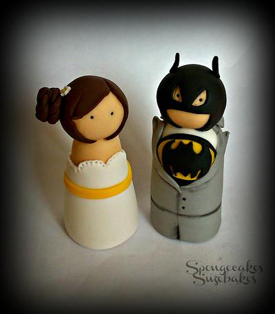 Batman & his Wife - Cake by Spongecakes Suzebakes
