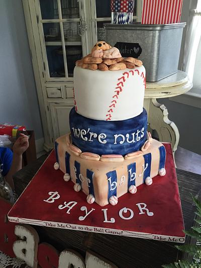We’re nuts for baby Baylor! - Cake by Lori Goodwin (Goodwin Girls Cakery)