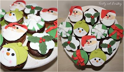 Christmas cupcakes - Cake by Cakes by Evička