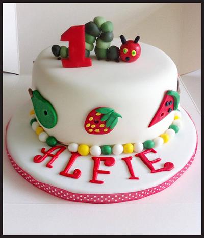 Hungry caterpillar cake - Cake by Babbaloos Cakes