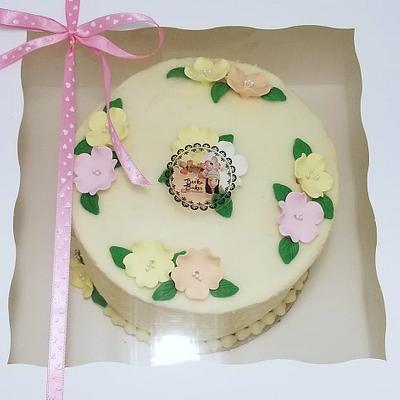 Buttercream Blossoms  - Cake by Shanita 