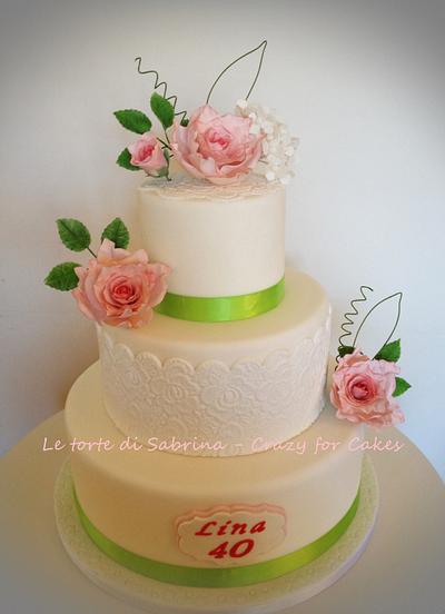 Flower cake - Cake by Le torte di Sabrina - crazy for cakes