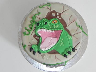 cake dinosaure - Cake by cendrine
