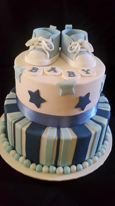 Baby Shower cake - Cake by Julie's Heavenly Cakes 