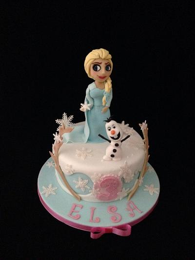 Elsa's Birthday - Cake by Debi at Daisy's Delights