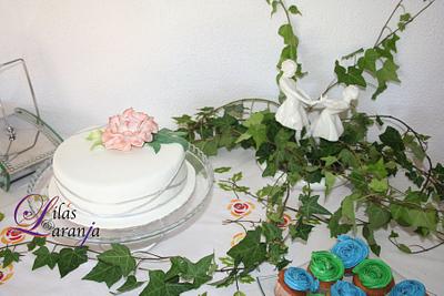 Elegant peony - Cake by Lilas e Laranja (by Teresa de Gruyter)