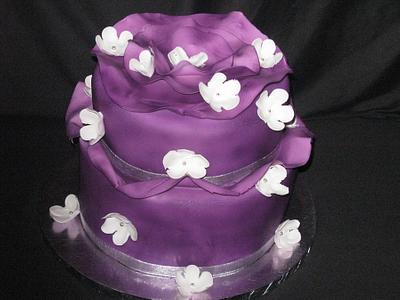 Purple Wave cake - Cake by soods