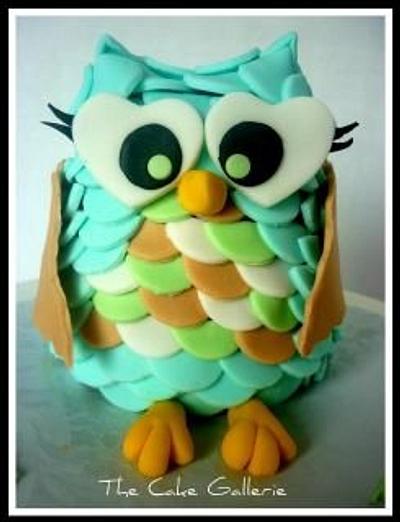 Baby Owl - Cake by The Cake Gallerie
