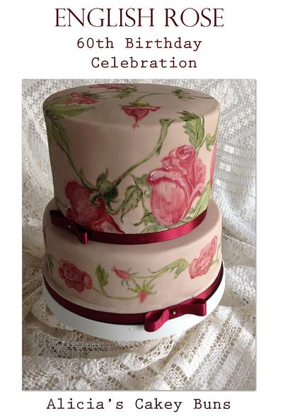 English Rose  - Cake by Alicia's CB
