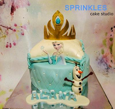 Disney frozen - Cake by Sprinkles Cake Studio
