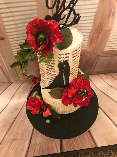 Cakerbuddies valentines collaborations  - Cake by Bakesandcrumbs123