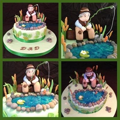 Happy Fishing - Cake by Rachael Osborne