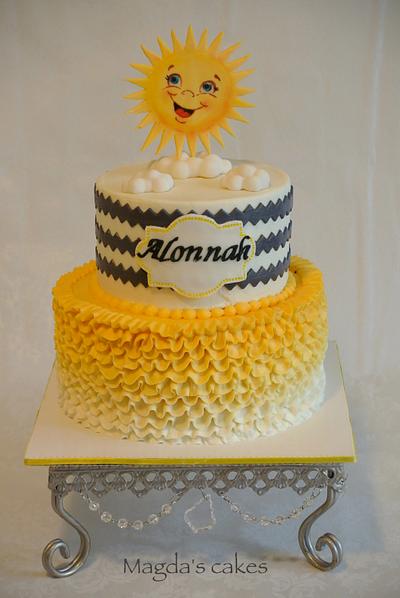 sunny baby shower - Cake by Magda's cakes
