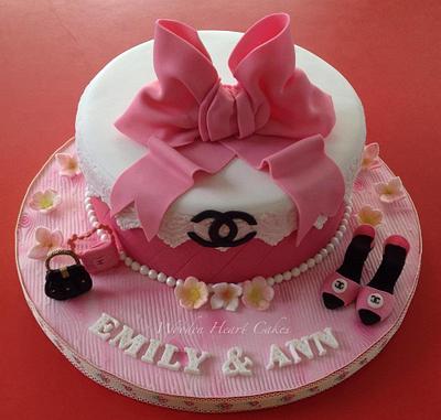 Pink & Girly - Cake by Wooden Heart Cakes