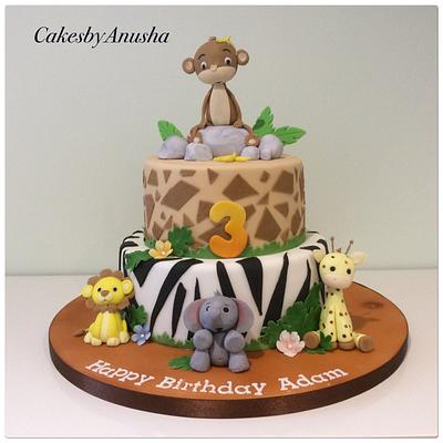 Monkey  - Cake by CakesbyAnusha