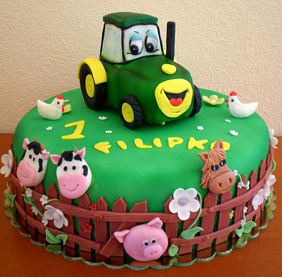 Lawn Tractor - Cake by Ivule