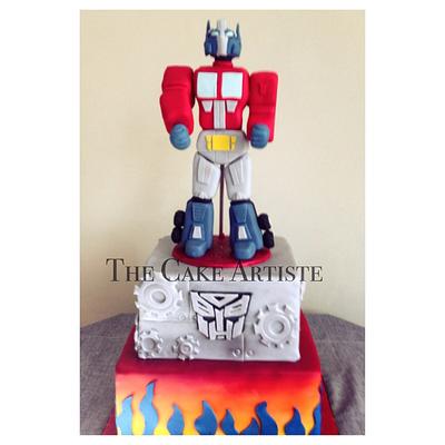 Optimus Prime  - Cake by Aida Casanova
