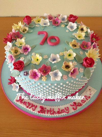 Cath kidston style Birthday cake  - Cake by Andrea 