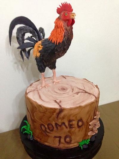 rooster - Cake by leolay