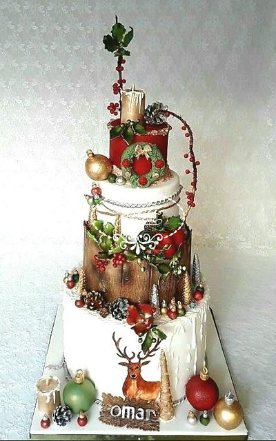 A Christmas  birthday cake - Cake by Fées Maison (AHMADI)