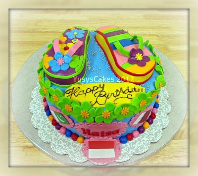 Flip Flop Cake  - Cake by Yusy Sriwindawati