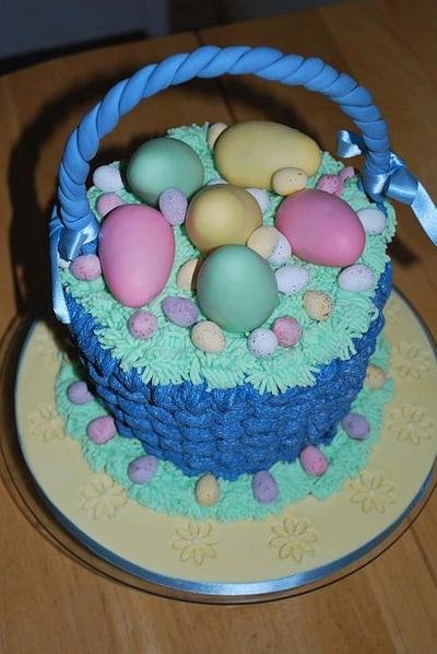 Chocolate basket - Cake by cakesbysilvia1