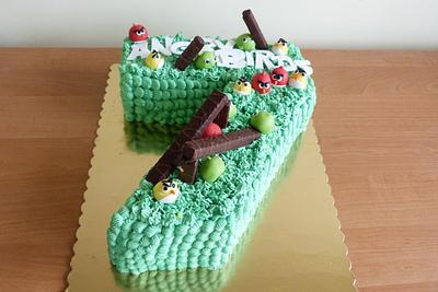 Angry Birds - Cake by diabolique