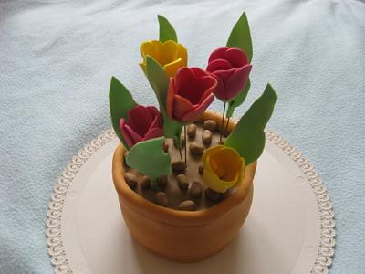 Tulips - Cake by Niovy
