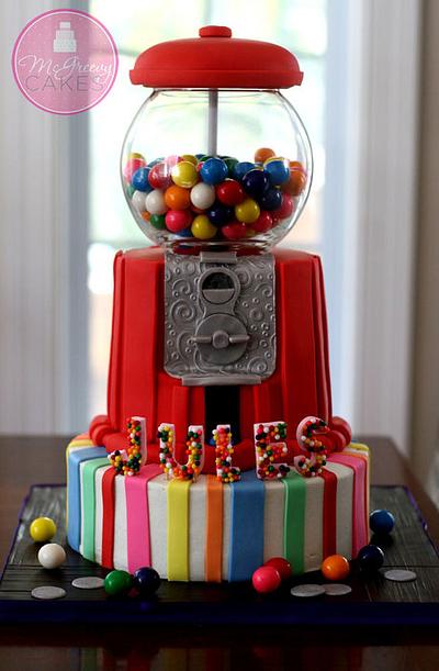 Gumball Machine Cake - Cake by Shawna McGreevy
