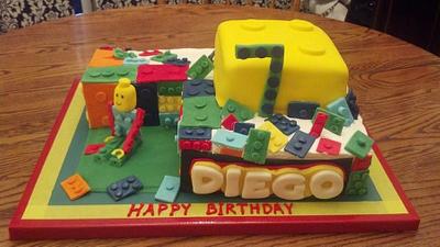 Lego Birthday - Cake by Sherry's Sweet Shop