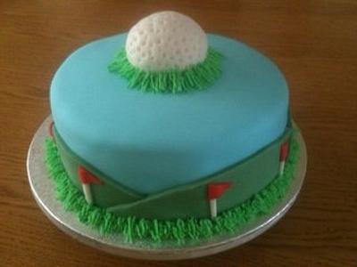 Golf cake - Cake by Roberta