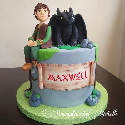 How to Train your Dragon cake - Cake by Michelle Chan