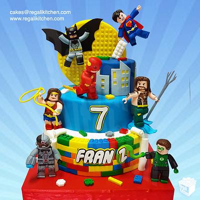 Lego Justice League Cake - Cake by Cakes by The Regali Kitchen