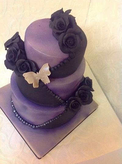 A very different wedding cake !  - Cake by Missyclairescakes